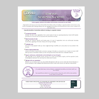 Coreio ServiceNow Managed Service Provider Brochure