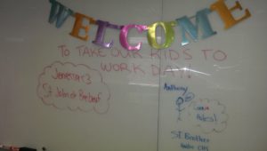Coreio takes part in the "Take Our Kids to Work" program